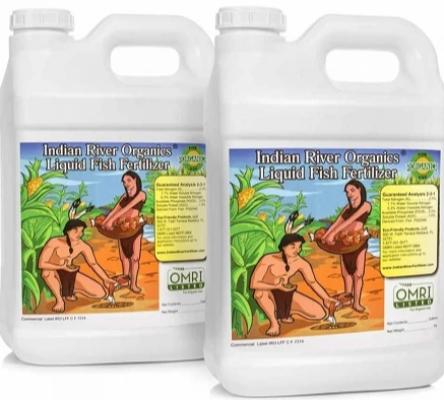 Liquid Fish Fertilizer 5 Gallon Best Value Pack (2 x 2.5 gallon bottle –  Indian River Organics